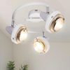 LED Deckenleuchte, Chrom, weiß, Spots verstellbar, 25 cm Bild 5