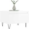 vidaXL Couchtische 2 Stk. Hochglanz-Weiß 50x46x35 cm Holzwerkstoff 830865 Bild 3