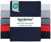 Komfortec Mikrofaser Spannbettlaken 180x200 cm – Weiches Spannbetttuch mit Rundumgummi – Fitted Sheet für Matratzen bis 30 cm – Blau – Oeko-Tex – Pflegeleicht & Hautfreundlich – 90g/m² Bild 5