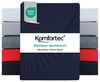 Komfortec Mikrofaser Spannbettlaken 180x200 cm – Weiches Spannbetttuch mit Rundumgummi – Fitted Sheet für Matratzen bis 30 cm – Blau – Oeko-Tex – Pflegeleicht & Hautfreundlich – 90g/m² Bild 4