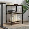 vidaXL Druckerständer 3 Ablagen Sonoma-Eiche 50x41x75 cm 842287 Bild 3