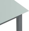 vidaXL Gartentisch Hellgrau 80x80x74 cm Aluminium und Glas 312203 Bild 4