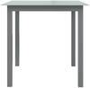 vidaXL Gartentisch Hellgrau 80x80x74 cm Aluminium und Glas 312203 Bild 2