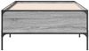 vidaXL Bettgestell Grau Sonoma 100x200 cm Holzwerkstoff und Metall 844964 Bild 4