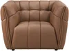 Vente-unique - DUGORI Sessel Leder Braun - B 92,5 cm x H 74 cm x L 106,5 cm Bild 2