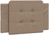 vidaXL Bettgestell ohne Matratze "Zadar" Cappuccino-Braun 90x190 cm Kunstleder 3208835 Bild 5