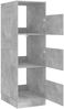 vidaXL Wäscheschrank mit Speicher Beton 50 x 68 x 162 cm Holzwerkstoff 3422795 Bild 5