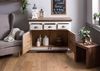 Sideboard Mango 120x45x90 weiß lackiert TOULOUSE #106 Bild 4