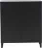 Metallschrank Oripää 90x80x33 cm Schwarz [en. casa] Bild 5