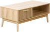 Couchtisch LYNWOOD Hellbraun mit Stauraum Bild 1