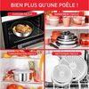 Tefal Topf-Set Tefal Ingenio Emotion Kochgeschirr, 13-teilig, Edelstahl, stapelbar, Edelstahl (13-tlg), Titanium X2 Beschichtung Bild 2