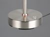 LED Akku Schreibtischlampe MORENO dimmbar mit Flexarm, Silber Höhe 45cm Bild 5