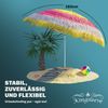 Kingsleeve 'Hawaii' Sonnenschirm, neigbar, UV Schutz 30+, Metall / Polyester bunt, Ø 160 Bild 5
