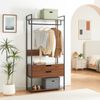 Garderobenständer 3er Set Larem 4 Schubladen 1 Schrank [en. casa] Bild 3