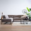 Bronx71 Ecksofa Kansas Chenille taupe links Bild 2