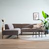 Bronx71 Ecksofa Kansas Chenille taupe links Bild 5