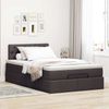 vidaXL Ottoman-Bett mit Matratze Dunkelbraun 120x190 cm Stoff 3311528 Bild 3