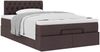 vidaXL Ottoman-Bett mit Matratze Dunkelbraun 120x190 cm Stoff 3311528 Bild 5