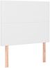 vidaXL Boxspringbett mit Matratze Weiß 90x190 cm Kunstleder 3137516 Bild 5