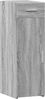 vidaXL Sideboard Grau Sonoma 30x42,5x93 cm Holzwerkstoff 846276 Bild 2