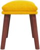 vidaXL Fußhocker Senfgelb 45 x 29,5 x 39 cm Stoff [341464] Bild 4
