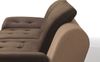Sofa 3-Sitzer PEDRO Polyesterstoff Grau / Beige 205 x 84 x 113 cm Bild 3