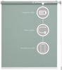 Lichtblick Sonnenschutzsysteme GmbH Bluetooth-Rollo Mailand 70 cm x 190 cm (BxL) ocean breeze Tageslicht; Klemm- und schraubbar; Motor per App oder manuell steuerbar Bild 3
