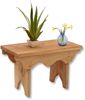 Hocker Jarno Mahagoni Massivholz naturfarben Bild 2