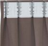 vidaXL Verdunkelungs-Vorhänge mit Ringen 2 pcs Dunkelbraun 4107447 Bild 5