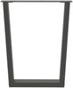 vidaXL Esstisch Beine V-Form 3 Stück Anthrazit 70x(72-73,3) cm Stahl 4012662 Bild 5