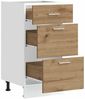 vidaXL Unterschrank Lyon Artisan-Eiche 40x46x81,5 cm Holzwerkstoff 854219 Bild 5