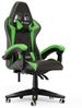 BIGZZIA Gaming-Stuhl Bürostuhl Ergonomisch mit Lendenkissen + Kopfstütze, Ergonomischer Bürostuhl höhenverstellbar Bild 4