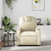 vidaXL Relaxsessel Creme Kunstleder 372390 Bild 3