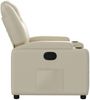 vidaXL Relaxsessel Creme Kunstleder 372390 Bild 5
