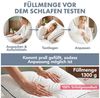 Blumtal Kopfkissen Premium Kopfkissen mit Ultra anpassbarer Nanofaser-Füllung, Seitenschläfer, Rückenschläfer, 1 oder 2-tlg, Paspel & Reißverschluss, ideal für Seiten-/Rückenschläfer, 95°C Bild 3