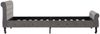 vidaXL Bettgestell Grau Samt 100 x 200 cm 288558 Bild 4