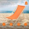 ECD Germany Gartenliege Holz Liegestuhl Beachstuhl klappbarer Strandstuhl Strandliege Liege, 5 St, 5er Set Sonnenliege mit 3-Fach verstellbarer Rückenlehne Relaxliege Bild 2