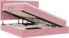 vidaXL Bett mit Stauraum und LED mit Matratze Rosa 180 x 200 cm Samt 3372626 Bild 2