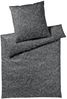 Elegante Mako Satin Bettwäsche Floral 24505-9 basalt Ranken 135x200 Bild 3