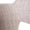6er-Set Esszimmerstuhl HWC-A50 II, Stuhl Küchenstuhl, Retro 50er Jahre Design ~ Textil, creme/grau, helle Beine Bild 5