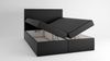 Boxspringbett ARVID 120x200 cm Kunstleder Weiss Bild 2