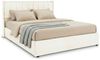 IDIMEX Polsterbett YARO, Bett 160x200 cm mit Bettkasten und weichem Samtbezug Cremeweiß Bild 3