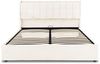IDIMEX Polsterbett YARO, Bett 160x200 cm mit Bettkasten und weichem Samtbezug Cremeweiß Bild 4