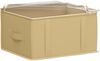 vidaXL Aufbewahrungsbox mit transparentem Oberfenster 2 pcs Creme 42024707 Bild 4