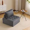 Modulares Sofa in Dunkelgrau, 81 x 81 x 80 cm – kompaktes Relaxsofa aus Plywood, leicht kombinierbar und platzsparend Bild 4