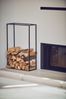 Kaminholzgestell Holzmaxx aus Metall, modern, pulverbeschichtet, schwarz, Outdoor geeignet Bild 4