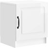 vidaXL Nachttisch 2 pcs Hochglanz Weiß 43 x 34,5 x 47 cm Holzwerkstoff 895724 Bild 3