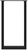 vidaXL Bartischbeine U-Form 2 Stk. Schwarz 40x(90-91) cm Stahl 4013216 Bild 5