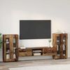 vidaXL TV-Schrankset mit Schubladen FLORIN 3 pcs Altholz Holzwerkstoff 3397942 Bild 4