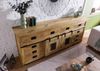 Sideboard Mango 220x45x90 natur lackiert RAILWAY #192 Bild 2